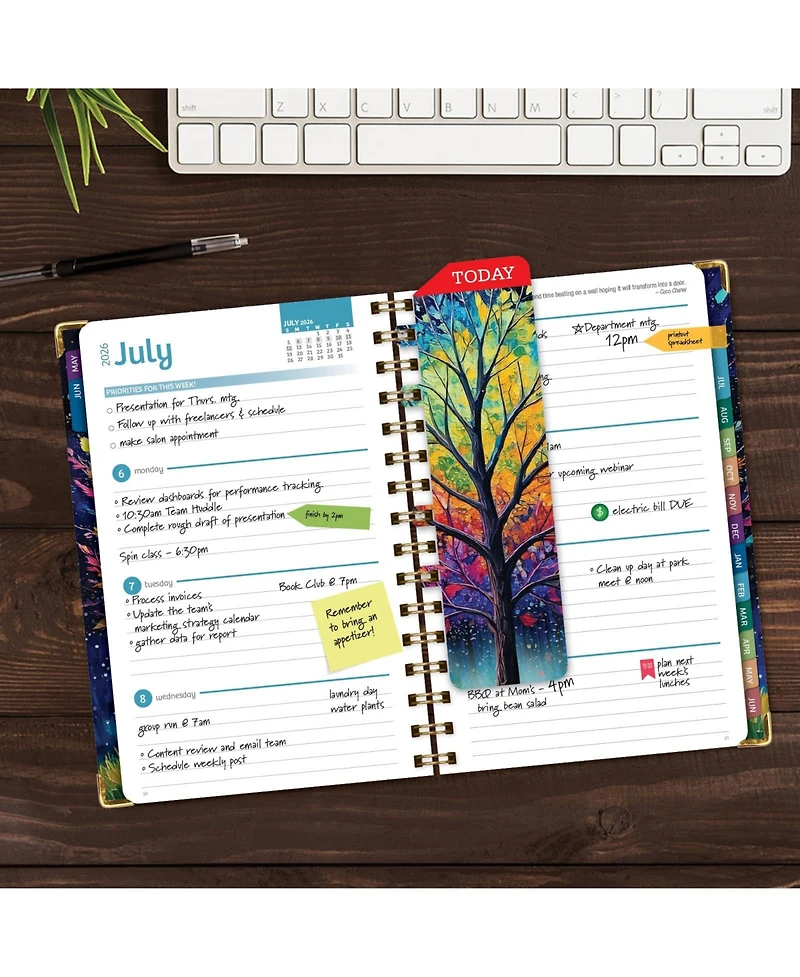 Gnuadz Hardcover Academic Planner 2026-2027 14-Month Daily Weekly Monthly Agenda