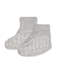 Hope & Henry Baby Organic Sweater Beanie and Bootie 2-Piece Set