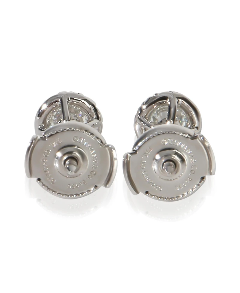Pre-Owned Tiffany & Co Platinum Diamond Soleste Earrings