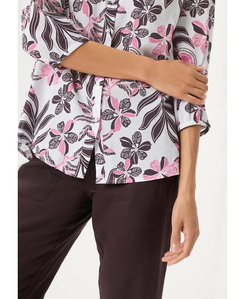 Olsen Women's Wildflower Tunic Shirt