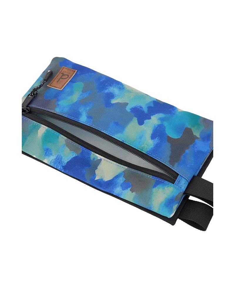 Deux par Deux Little Boy Camouflage Durable Double-Compartment Pencil Case