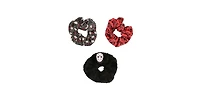 Friday the 13th Aop Stuffed Head 3 Pack Scrunchie Set