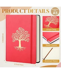 Gnuadz Lined Journal Notebook Leather Hardcover Writing Diary