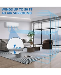 Xo 18000 Btu Mini Split Ac and Heat Pump, 23 SEER2 Inverter, WiFi and Alexa, Cools 1250 Sq. Ft, 208/230V Kit