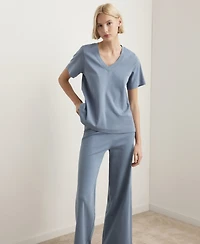 Mango Women's Long Cotton Pajama Pants