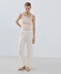 Mango Women's Light Cotton Pants