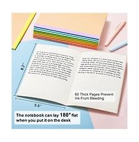 Gnuadz Composition Notebooks Lined Journals Rainbow Spines