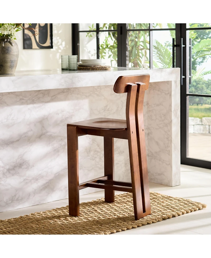 Safavieh Cayde Wood Counter Stool