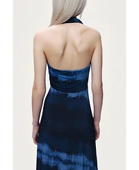 Nocturne Women's Printed Sleeveless Maxi Dress