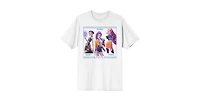 KPop Demon Hunters Boys Huntrix on White Short Sleeve Kids T Shirt