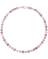Macy's Freshwater Pearl (8-9mm) Necklace in Sterling Silver