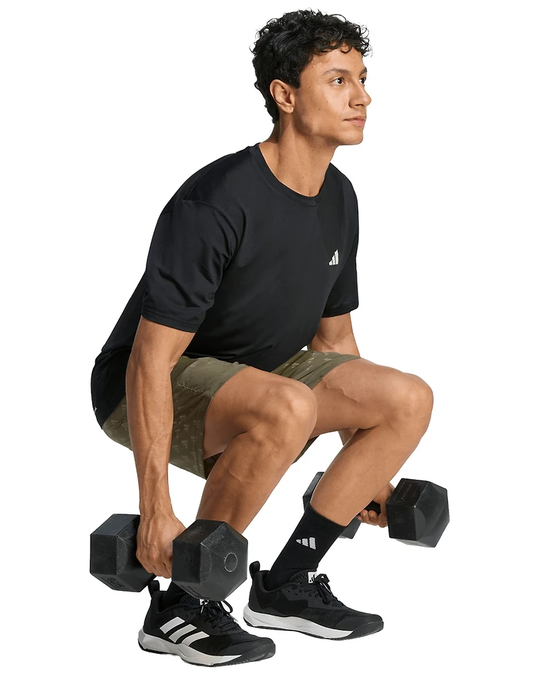 adidas Men's Workout Essentials Brandlove Woven Shorts