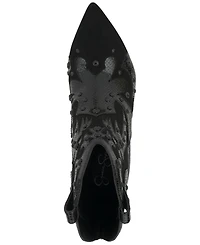 Jessica Simpson Women's Palieve Stiletto Studded Western Dress Booties