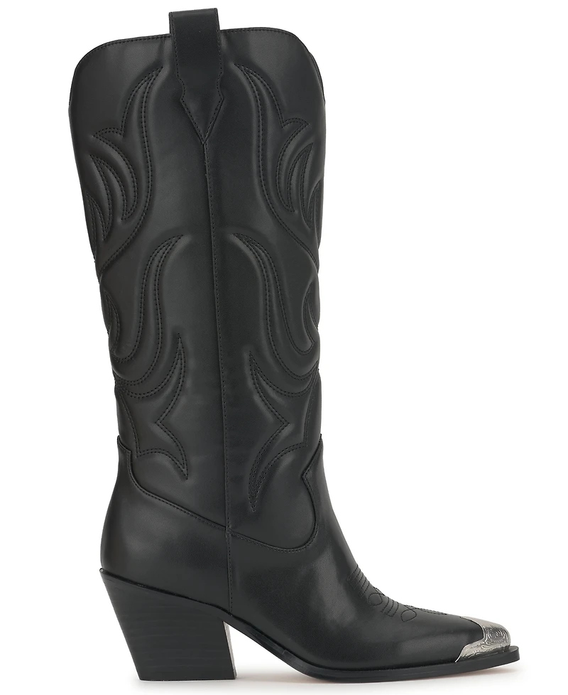 Jessica Simpson Women's Zuliena Cowboy Half Zip Boots