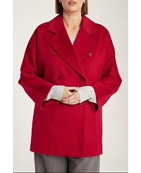 1982 Women's Cashmere Double Breasted Short Coat