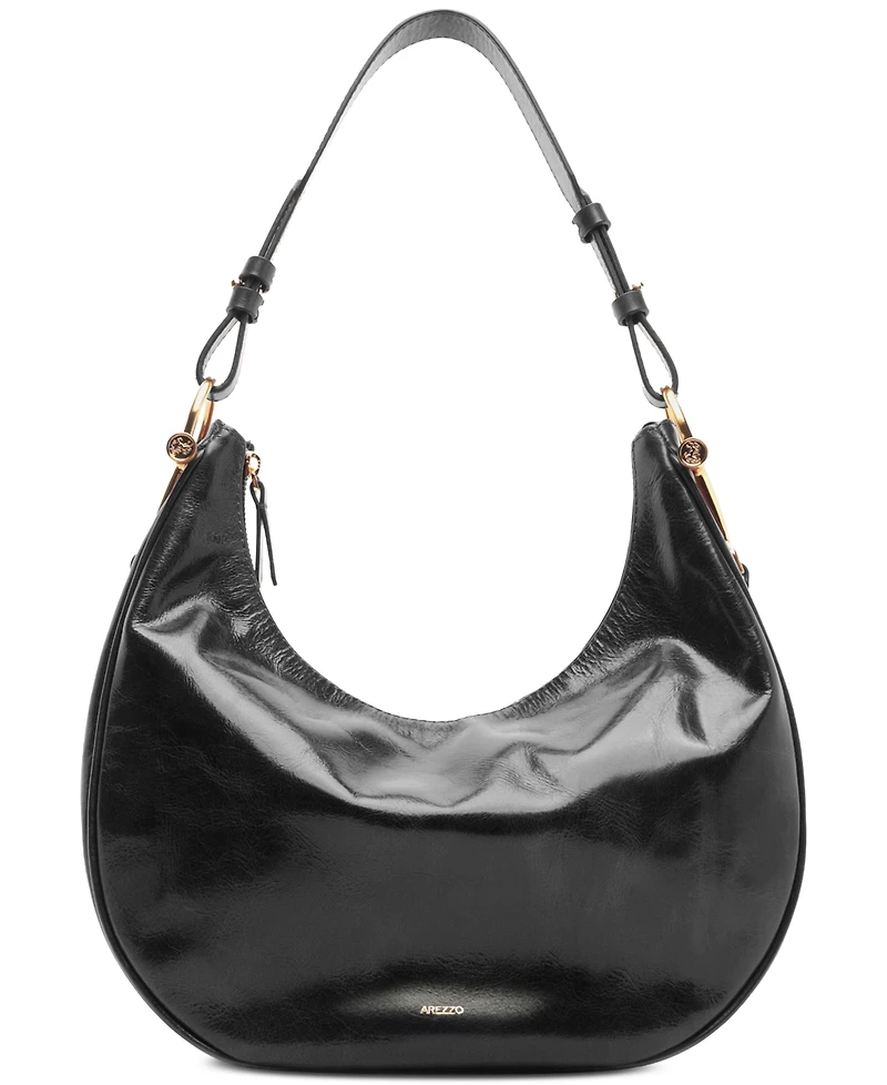 Arezzo Cora Large Leather Hobo Handbag