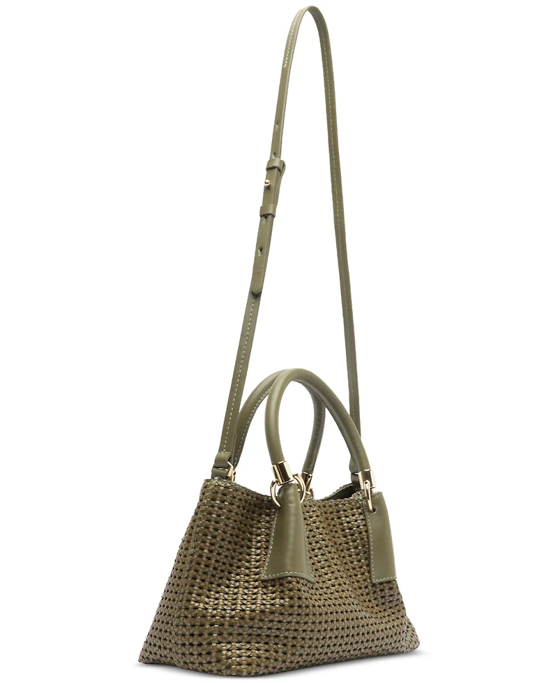 Arezzo Eva Medium Leather Tote Handbag