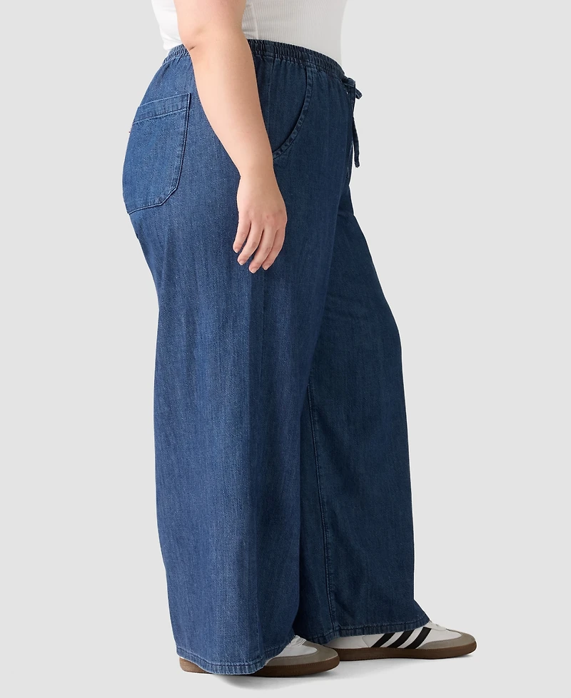 Levi's Plus Essential Wide-Leg Cotton Pants