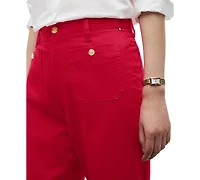 Tommy Hilfiger Women's Twill Patch Pocket Chinos Pants