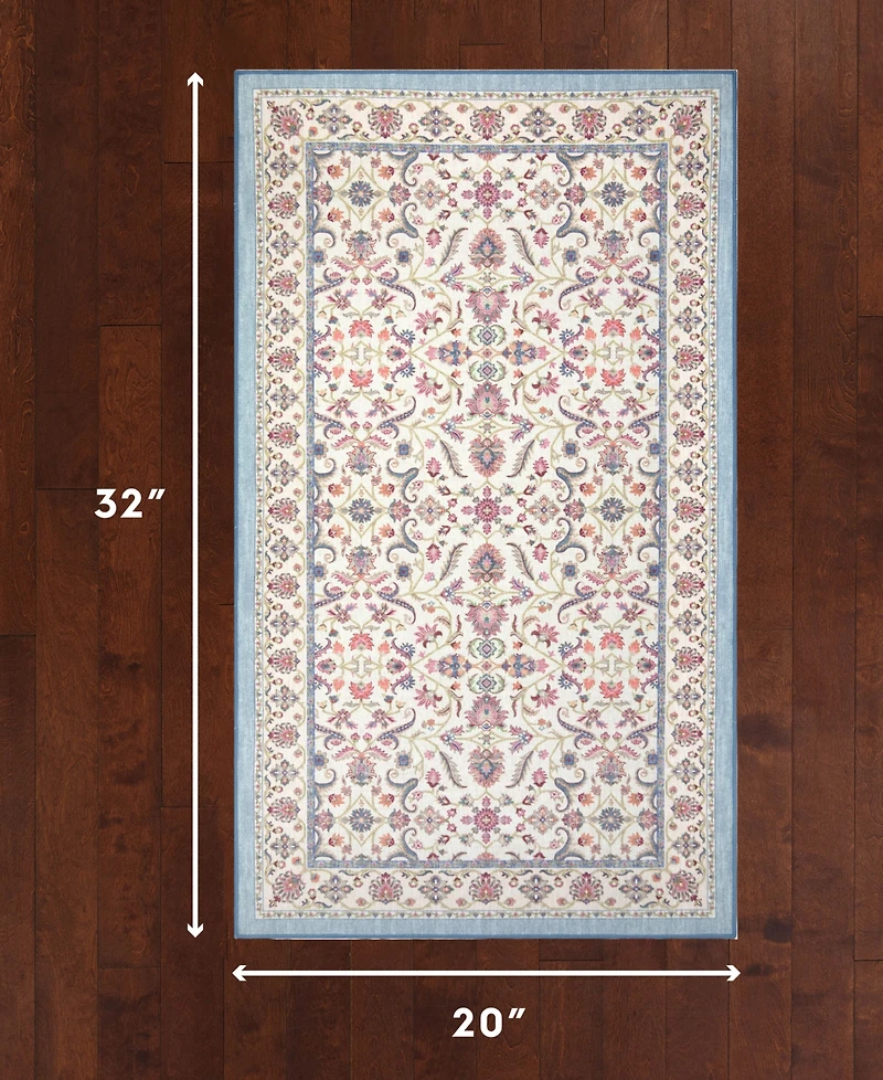Laura Ashley Printed Chenille Chatsworth Accent Rug, 20" x 32"