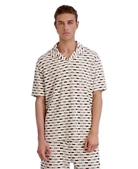Karl Lagerfeld Paris Men's Short-Sleeve Polo Shirt