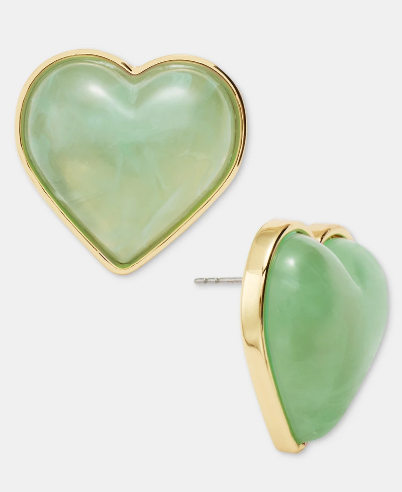 On 34th Heart Button Earrings, Macy's Exclusive