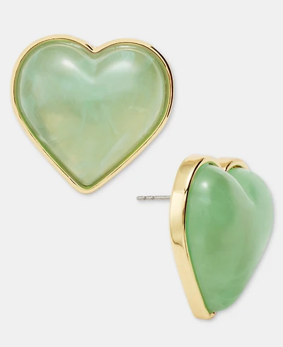 On 34th Heart Button Earrings, Macy's Exclusive