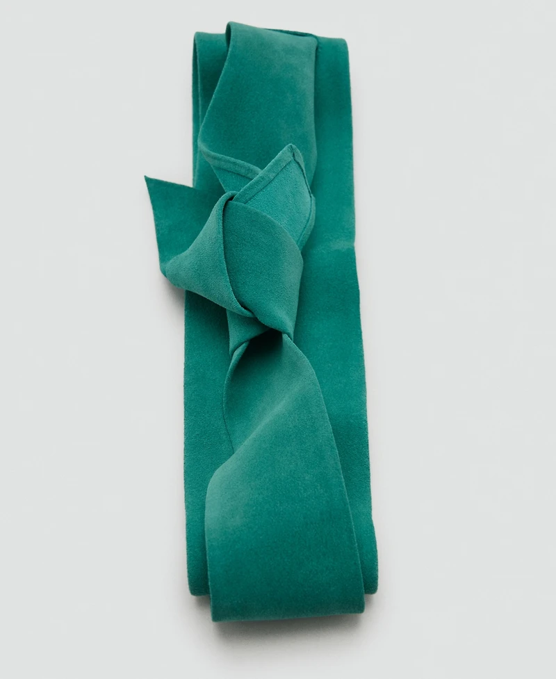 Mango Women's Suede Cummerbund Belt