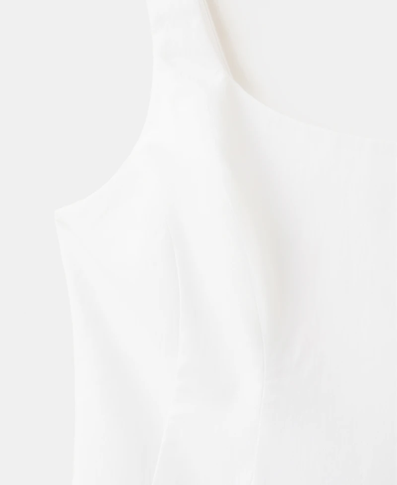 Mango Women's Open-Back Corset Dress