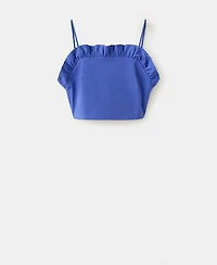 Mango Women's Open-Back Crop Top