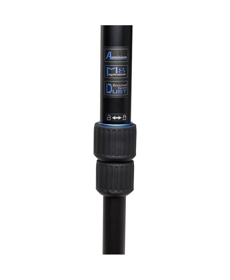 Benro Go Plus FGP28A 4-Section Aluminum Travel Tripod with Integrated Monopod, 65.2" Maximum Height