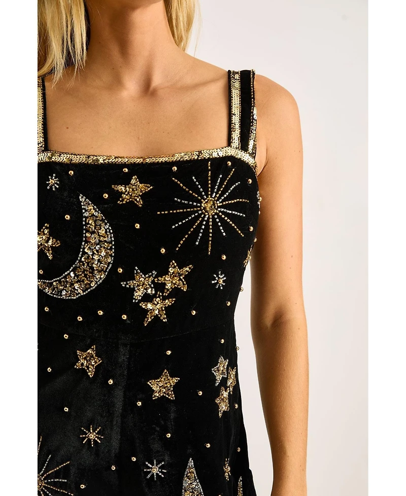 Nasty Gal Women's Celestial Square Neck Jumpsuit