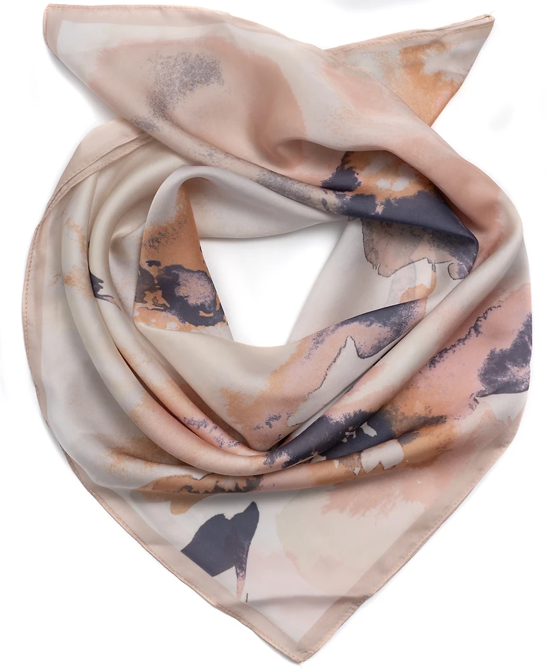 Vince Camuto Ink Blooms Square Scarf