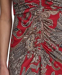 Tommy Hilfiger Women's V-Neck Printed Dress