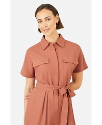 Yumi Women's Utility Relaxed Fit Jumpsuit