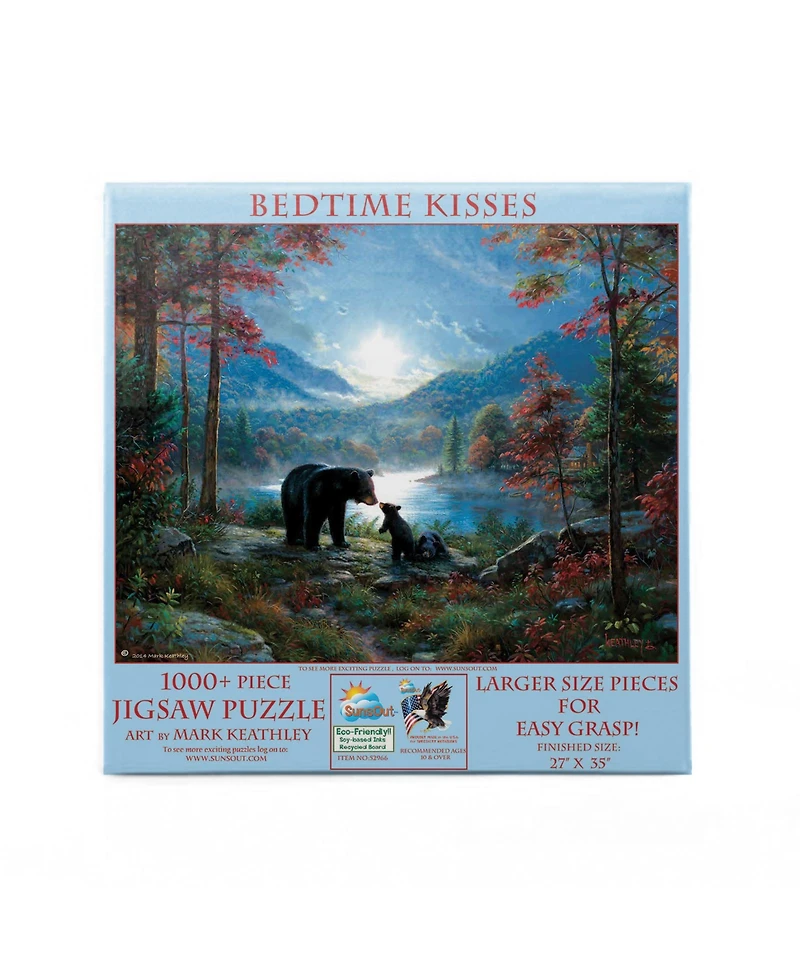 SunsOut Bedtime Kisses 1000 piece Jigsaw Puzzle for Adults Large Pieces Mothers Day