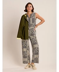 Brakeburn Women's Amanda Printed Jumpsuit