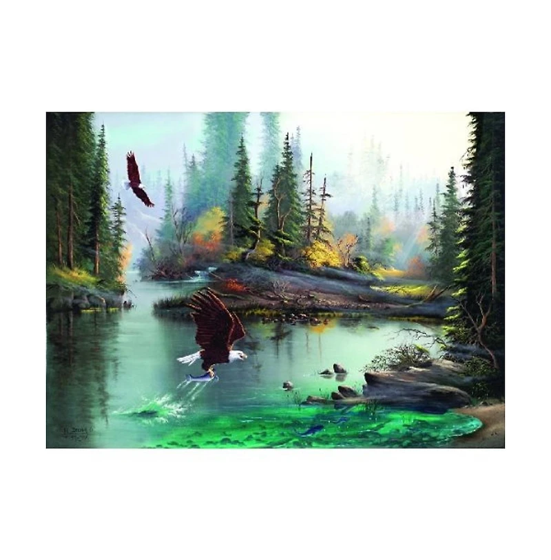 SunsOut River Eagles 1000 piece Jigsaw Puzzle for Adults Large Pieces