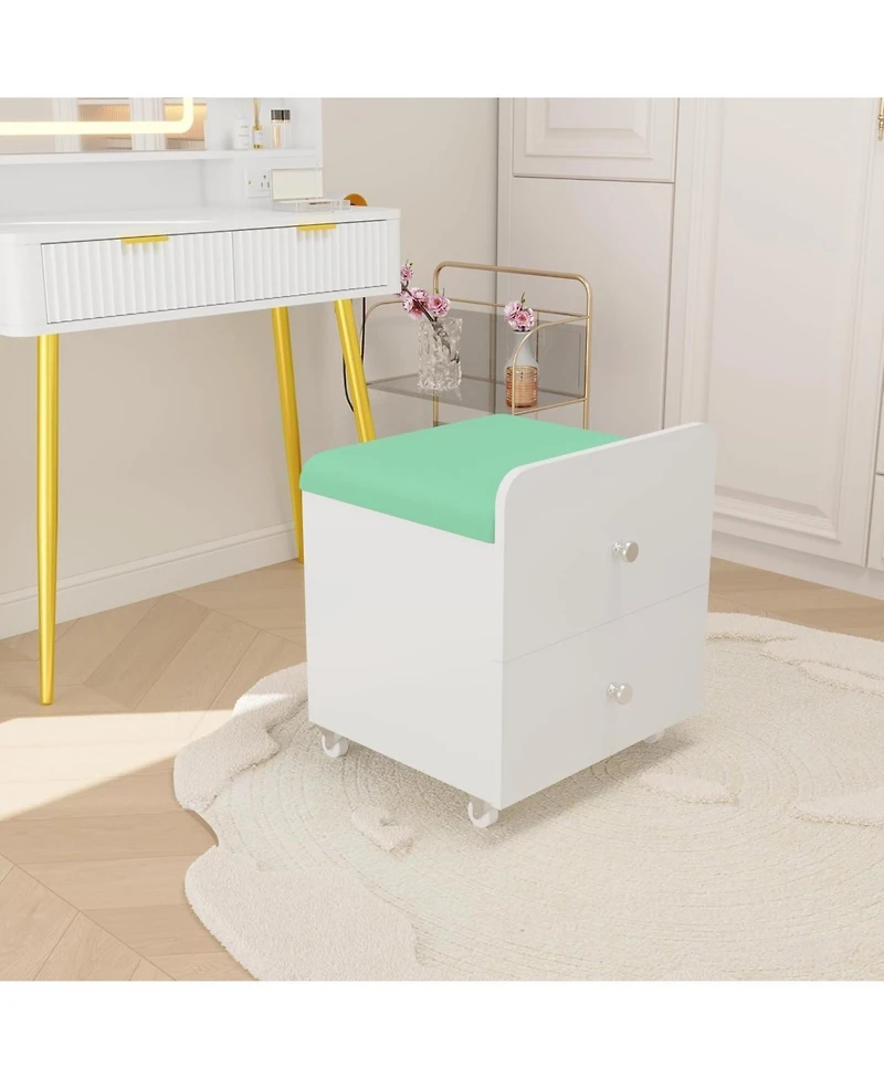 gaomon Vanity Stool with Storage