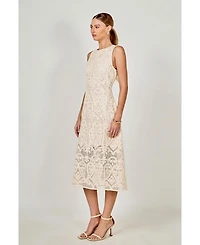 endless rose Women's Lextured Sleeveless Maxi Dress