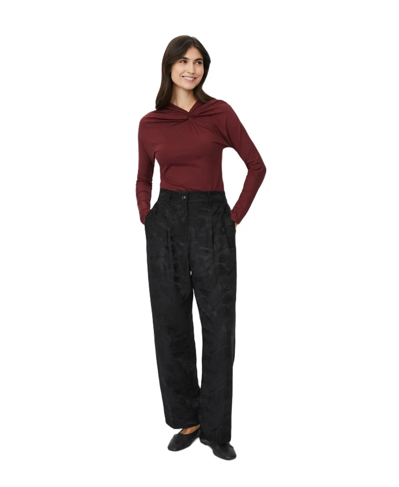 Masai Copenhagen Women's Maperli Jacquard Textured Pants