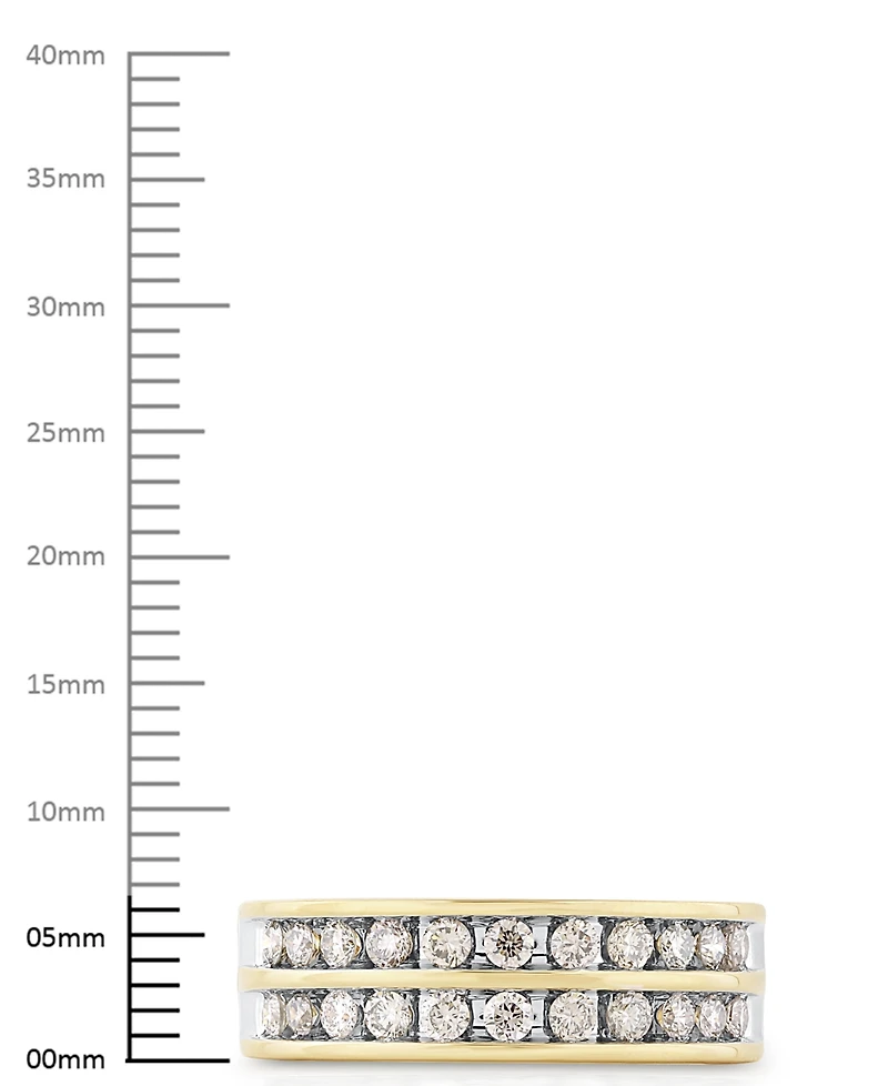 Diamond Two-Row Band (1/2 ct. t.w.) 14k Gold