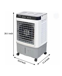 Xo 3-Speed Evaporative Cooler, Cooling Fan for Living Room, Office and Garage with 8.2 gal Water Tank