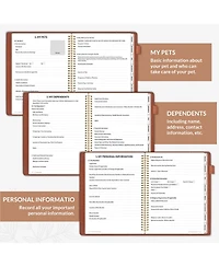 Gnuadz End Of Life Planner Spiral-bound Estate Organizer