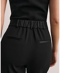 The Fold Women's Tavira Clever Crepe Slim Pants