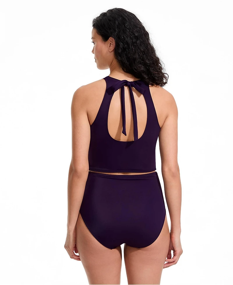 Lands' End Women's Tugless Contour Portrait Back Midkini Set