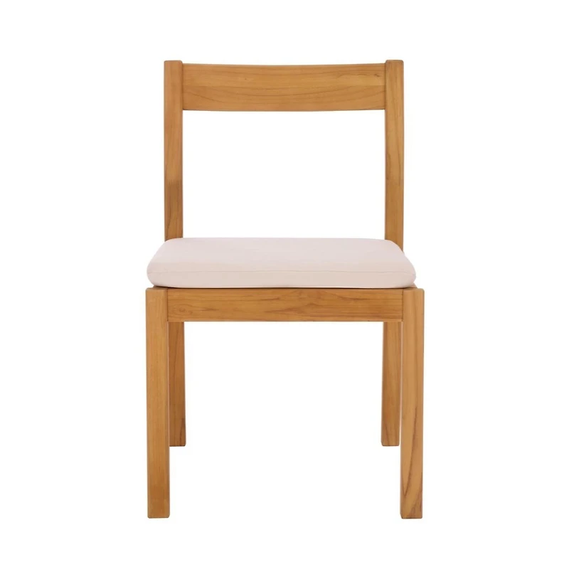 Augusta Home Mayaguana Teak Outdoor Dining Chair (Set of 2)