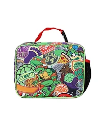 Teenage Mutant Ninja Turtles Tmnt Classic Retro Cartoon Characters and Icons All-Over Print 8" Lunch Bag