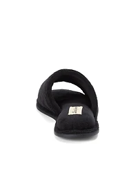 Dearfoams Women's Microfiber Terry Slide Slipper, Online Only