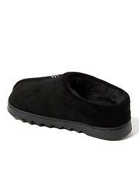 Dearfoams Doreen Genuine Suede Clog with Prayer Seam Slipper